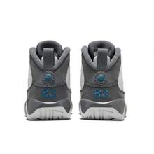 Toddler's Jordan 9 Retro White/French Blue-Flint Grey (401812 100) - White - View 5