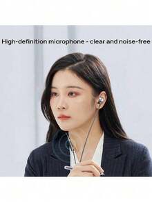 PHILIPS TAE1120 Earphones: HiFi Lossless Audio Quality, Stereo Surround Sound, Built-In High-Definition Microphone, High-Toughness TPE Material, Type-C Interface, Bend-Resistant And Knot-Free. - Multicolor - View 7