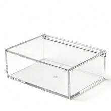 [Free Shipping]Acrylic Box Clear Boxes With Hinged Lid Transparent Display Square Cube Storage Organizer Containers For Wedding,Easter And Jewelry Box - 5.5x4x1.97Inch - View 1