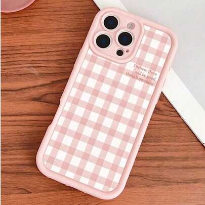 Pink And White Chec…