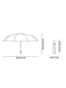 1pc Automatic Umbrella, Thick & Large Folding Umbrella, Dual Use Sunshade & Rain Umbrella, UV Protection For Women & Students - As Shown - View 9