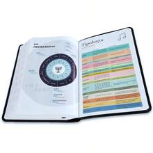 Biblia Letra Grande 12 Puntos RV1960 Imit Piel Negro Cordero Y Leon Con Indice - Single Book - View 5