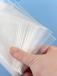 Frosted Mini File Folder Storage Album Book,Plastic Document Organizer For Office School (20 Pages/20 Slots/Book) - Storage Booklet (20 Slots) - View 11