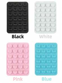 硅胶吸盘手机支架,多功能吸盘壁挂支架,方形防滑手机壳支架,适用于大多数手机,适合居家、户外拍摄 - 彩色 - 查看 17