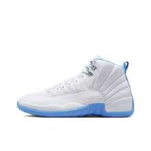 Nike Jordan Air Jordan 12 “French Blue 2.0”舒適百搭 防滑耐磨 高筒 復古籃球鞋 男款 白藍 - 白藍 - 查看 17