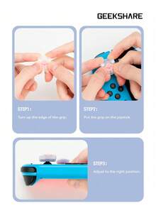 Cute Thumb Grip Protective Cover Compatible With Switch 2017/Switch OLED/Switch Lite, Gaming Accessories - Multicolor - View 5