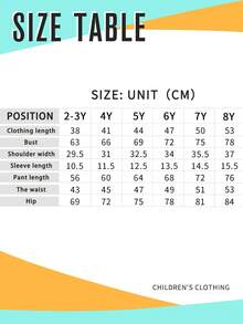 Young Girl Cartoon Print Round Neck Short Sleeve Top And Pants Set - Dark Grey - View 7