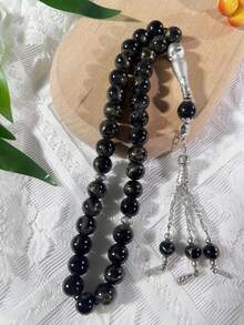 1串33颗珠子，中东沙特阿拉伯祈祷念珠，阿拉伯祈祷念珠，伊斯兰教迪克尔念珠，玻璃祈祷念珠 - 彩色 - 查看 9