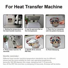 9pcs Camper Van Heat Transfer Vinyl Decals For DIY T-Shirt, Clothing, T-Shirt, Mask, Jeans, Backpack, Hat, Pillow, Personalized Style, Washable Heat Press Stickers - Campervan Heat Transfer Pattern - 9pcs - View 11