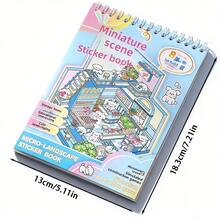 Bộ 8 miếng dán mô hình 3D thu nhỏ, bộ sưu tập miếng dán mô phỏng cảnh vật thu nhỏ sáng tạo, nhiều cảnh vật với chất liệu phong phú, họa tiết hoạt hình dễ thương, phù hợp cho học sinh tiểu học và trung học, người đam mê thủ công, làm sổ lưu niệm, lập kế hoạch DIY, miếng dán đồ chơi, sách dán phong cảnh, văn phòng phẩm, phần thưởng học sinh, quà tặng tựu trường, quà sinh nhật. - màu xanh da trời - Xem 8