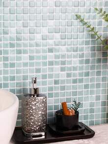 WalDecoo 5/10/20片马赛克自粘防溅瓷砖，10英寸*10英寸自粘墙砖，适用于厨房、浴室、壁炉、房车等。 - 馬賽克 - 查看 10