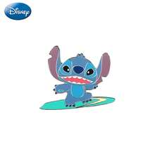 Monogram 1 chiếc ghim cài áo Stitch bằng hợp kim kẽm tráng men, sản phẩm chính thức của Disney – Ghim cài áo hình hoạt hình dễ thương dùng để trang trí quần áo, túi xách, ba lô, mũ và phụ kiện tóc, quà tặng anime sưu tầm thú vị nhân dịp sinh nhật và Giáng sinh. - 1 cái - Xem 19