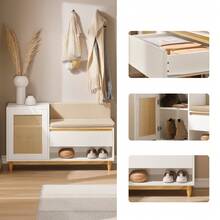 SoBuy Shoe Cabinets - White - View 4