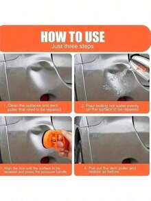 2pcs/Set Heavy Duty Car Dent Puller Kit - Easy To Use Suction Cup Dent Repair Tool, Ideal For Automotive Dent Removal - A - View 4