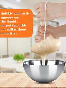 1个用于过滤的奶酪布袋，可重复使用冷萃咖啡奶酪布过滤器，大号坚果奶茶果汁袋，细网过滤袋，细网奶酪布，多用途可重复使用食品过滤器，专业冷萃过滤器，用于过滤果汁、咖啡、酸奶、茶，也可用于过滤坚果、燕麦、豆奶、希腊酸奶。 - 彩色 - 查看 3