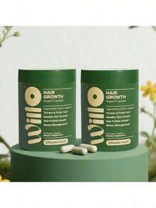 WILLO Hair Growth Support For Women -SupportsThicker, Fuller Hair & Healthy Hair Growth - 30Servings - 2 - Xem 12