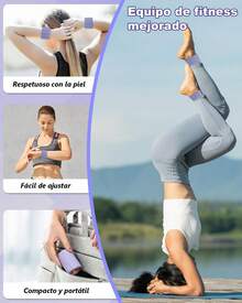 Pesas para Muñecas y Tobillos Magnéticas, [1 par, 2,2 LB], Spopal Pesas Ajustables de Silicona para Muñecas, Pesas Tobillos Impermeables para Yoga, Natación, Pilates, Footing - Morado + Naranja - Ver 5