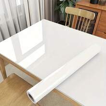 Papel tapiz autoadhesivo blanco brillante de 40 cm * 500 cm, papel adhesivo plástico, papel tapiz autoadhesivo extraíble, película de vinilo para cubrir encimeras, cocina, armarios, muebles - A - Ver 14