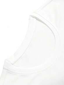 GRDR 男士夏季经典简约无袖圆领背心，适合运动、健身和日常穿着 - 白色 - 查看 5