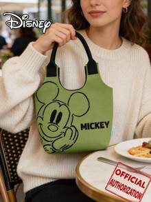 Disney [] Cartoon IP  Knitted Handbag, Portable Foldable Tote Bag, Suitable For Daily Matching, Shopping, Parties, Festivals, Girlfriend Gifts - Multicolor - View 7