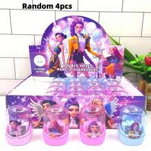 12pcs/Box Girls' Pencil Set, Multifunctional Pencil Set Suitable For Writing, Holiday Gifts, Birthday Gifts / 4pcs Pencil Sharpeners (Random Styles) - Multicolor - View 10