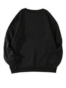 Boise State Broncos Primary Logo Crew Neck Sweatshirt -1 (2) - Black - View 4