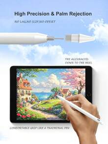 White Stylus Pen 90mAh Capacity Stylus Pen With Anti-Mistouch And Tilt Sensing Function, Compatible With 2022 10 (10.9 Inch), Air 4/5/6/M4, 2025 A16 (11 Inch), Air 11/13 Inch (M3/M2), Pro 11/12.9 Inch White With Replacement Nibs And Box, Spring Gift Birthday Gift - Multicolor - View 9