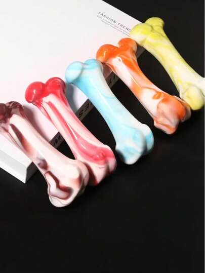 Indestructible Dog Chew Toy Designed For Aggressive Chewing - Super Durable Bone, Interactive Toy Suitable For Medium And Large Breed Dogs, Helps Relieve Boredom And Outdoor Play (Random Color)