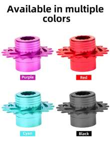 VXM Mountain Road Slope Bike HG Cassette Flywheel Chain Set, Aluminum Alloy 16T/18T Single Speed Bicycle Parts - Multicolor - View 3