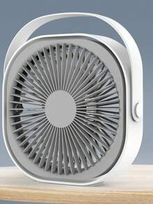 USB桌面风扇，可充电迷你风扇，3档风速调节，超长续航，360°旋转桌面散热风扇，静音设计，适用于卧室、办公室、图书馆和旅行。 - 彩色 - 查看 15