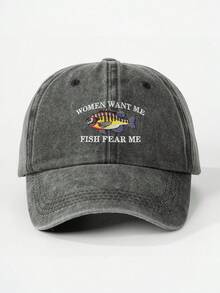 1pc Women's Embroidered "WOMEN WANT ME" Washed Baseball Cap, Adjustable Outdoor Sun Protection Casual Hat Suitable For Spring, Autumn, Travel, Beach, Vacation. Y2K Style Unisex Sun Hat - Baseball Cap - View 32