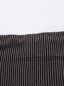 Bộ đồ mùa hè thanh lịch dành cho nữ gồm áo quây và quần skinny co giãn, thích hợp cho tiệc tùng và tập gym. - Màu xám đen - Xem 5