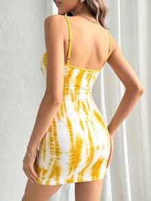 LOVE JOYY 女士夏季休闲时尚沙滩度假风吊带迷你连衣裙，修身短款连衣裙 - 彩色 - 查看 9