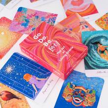 Divination  Go Do Be Live The Art Of Living Oracle Oracle Deck Playing Board Game Sorcery Oracle Card - Multicolor - View 6