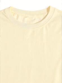 Men's Streetwear Style Printed Short-Sleeved Suit Set - Màu be - Xem 2