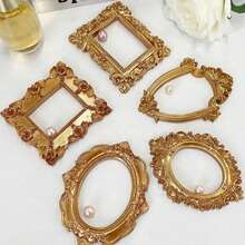 Imán de nevera con marco de foto en miniatura estilo europeo, marco de foto en miniatura con relieve - A - Ver 3