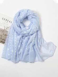 1pc New Women's Solid Color Striped Linen Jacquard Scarf, Fashionable And Elegant Polka Dot Shawl, Can Be Used As Headscarf, Daily/Evening Dress Accessory, Travel Sun Protection Shawl, Also Suitable As Holiday Gift - Scarf - View 20