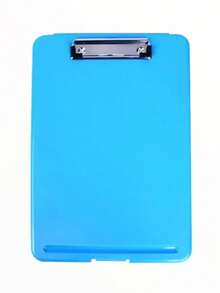 CARPETA PORTAPAPELES CON ALMACENAMIENTO Y CLIP/ AZUL INTENSO - Libro único - Ver 1