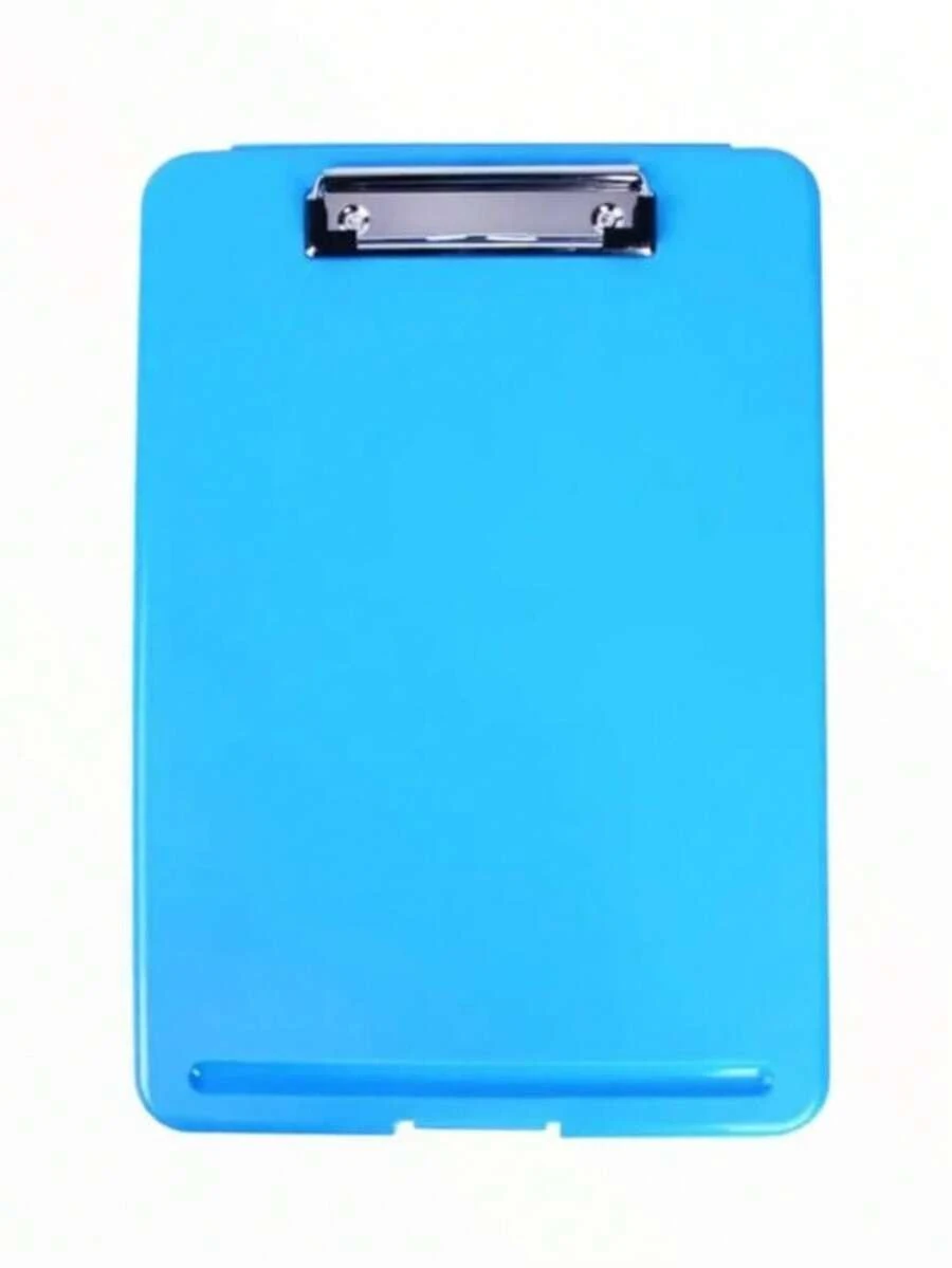 CARPETA PORTAPAPELES CON ALMACENAMIENTO Y CLIP/ AZUL INTENSO - Libro único - Ver 1