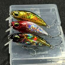 3pcs/Box 4.8cm 4.8g Micro Minnow Fishing Lure, Slow Sinking Swimbait Soft Bait For Stream Fishing - Multicolor - View 2