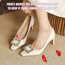 迷你鞋撑，适合宽脚女士，防滑鞋撑，可调节鞋楦 - 彩色 - 查看 5