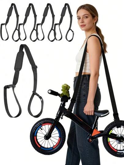 1pc Adjustable Nylon Shoulder Straps In Assorted Colors | Universal Carry Straps With Anti-Slip Pads For Comfort & Durability | Ideal For Beach Chairs, Scooters, Balance Bikes, Skateboards, Bicycles & Yoga Mats | Lightweight Heavy-Duty Adjustable Carrying Straps For Outdoor Sports & Fitness Gear | Versatile Multi-Purpose Replacement Shoulder Straps For Easy Transport
