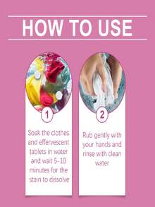 JUE FISH 衣物清洁泡腾片 - 含有小苏打、过碳酸钠和柠檬提取物。快速去除各种油渍、汗渍和食物污渍，使衣物恢复洁净亮丽的状态。 - 固體 - 查看 6