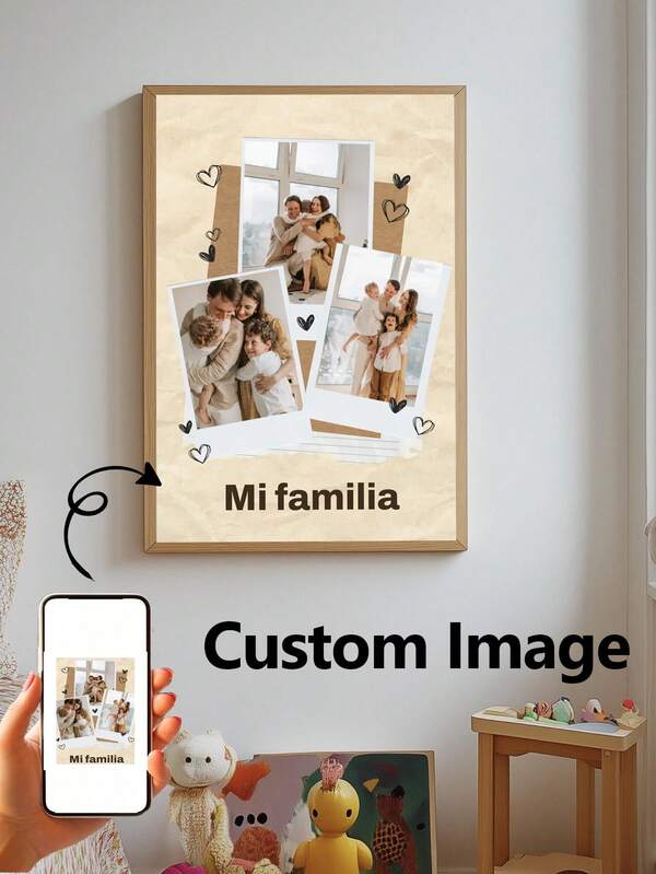 1 Customized Children's Photo. Family Custom Poster, Poster Templates. Exclusive Gifts For Valentine's Day, Mother's Day. The Perfect Gift For Your Little One. Stylish Home Decor Wall Art. High-Quality, Exquisite Customization.