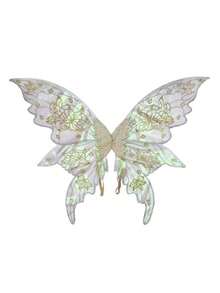 1件新款万圣节派对化妆道具成人服装蝴蝶翅膀仙女翅膀 - 彩色 - 查看 10