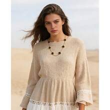 Women's Dainty Non Tarnish Four Leaf Clover Necklace For Valentines Day Gift, Lucky Jewelry With 18K Gold/Silver Plated  Design - như hình ảnh - Xem 4