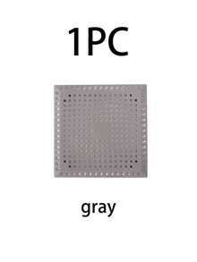 2 piezas/1 pieza Cubierta de drenaje cuadrada, atrapapelos, cubierta protectora para desagüe de baño y cocina - A - Ver 9