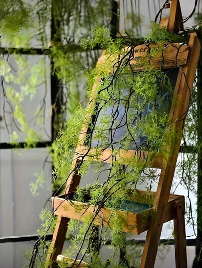 1 Set Large Artificial Hanging Ivy Plant, Suitable For Indoor/Outdoor Decor, Wall Art, Garden Porch Greenery, Indoor Decoration. Realistic Leaf Design, Perfect Choice.