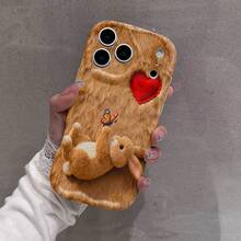1个时尚情人节爱心印花加厚防震手机壳，适合自用、送礼，以及作为情侣情人节礼物。兼容苹果和苹果Series手机。 - 彩色 - 查看 5