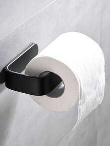 A Creative Black Hand-Shaped Wall-Mounted Toilet Paper Holder, Self-Adhesive And Easy To Install, Making It A Hygienic Bathroom Accessory. - Multicolor - View 9